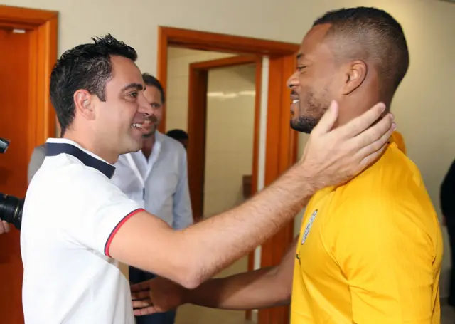 evra and xavi