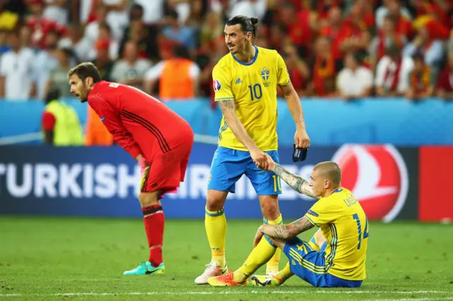 ibrahimovic and Lindelof