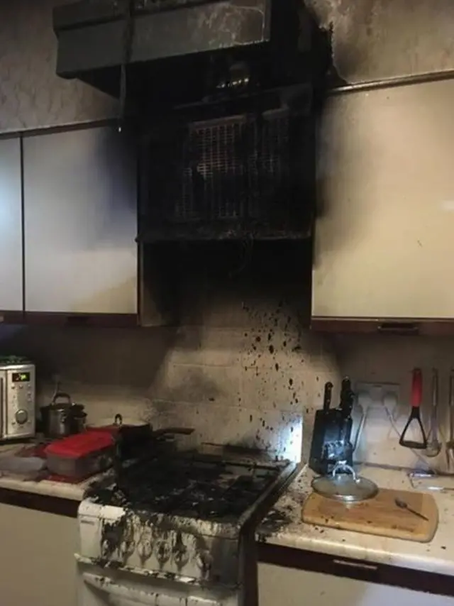 Kitchen fire