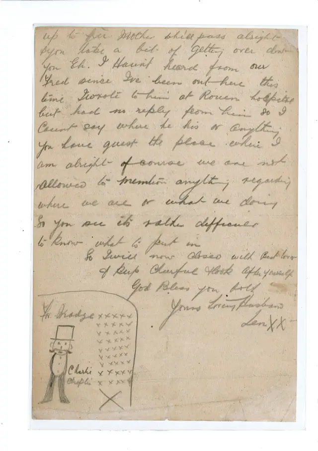 First World War letters