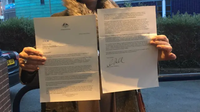 Malcolm Turnbull letter