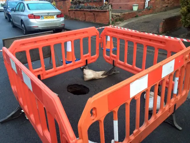 Road closed