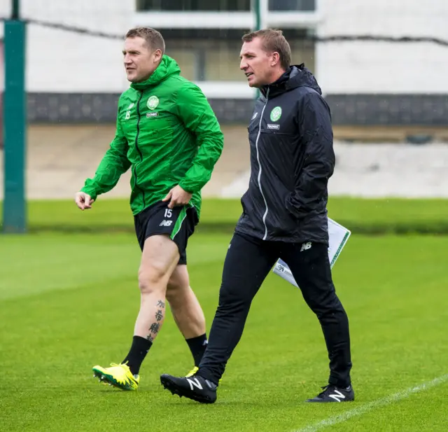 Kris Commons and Brendan Rodgers