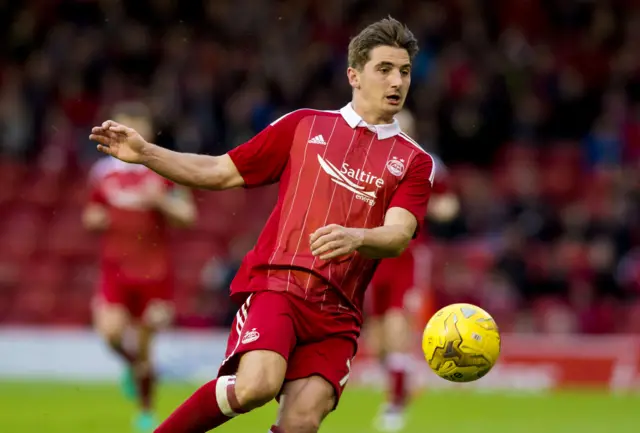 Aberdeen striker Kenny McLean