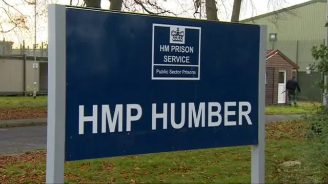 HMP Humber sign