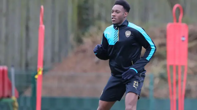 Danny Welbeck in training