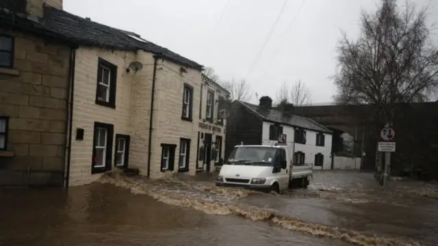 Flooding in the Calder Valley