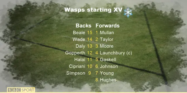 Wasps team