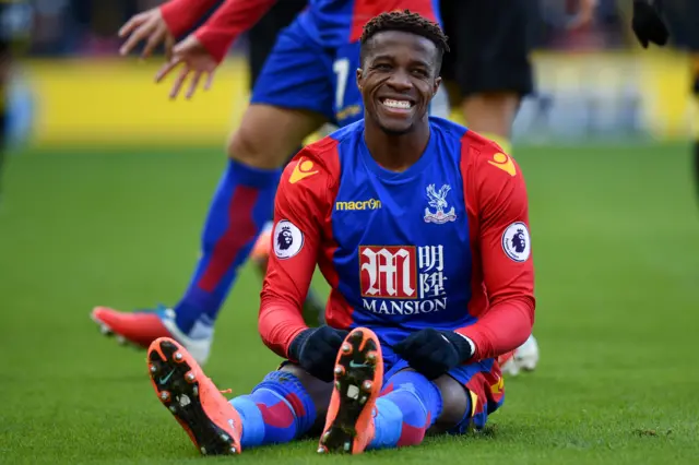 Crystal Palace's Wilf Zaha