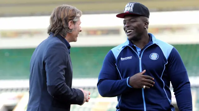 Gareth Ainsworth and Adebayo Akinfenwa