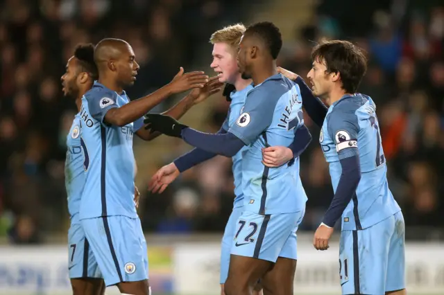 Manchester City celebrate