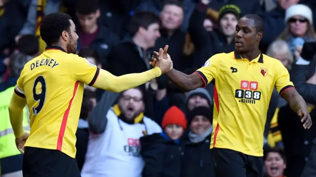 Troy Deeney and Odion Ighalo