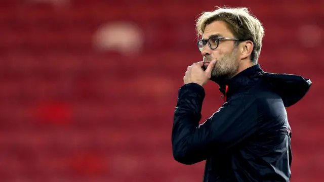 Liverpool manager Jurgen Klopp