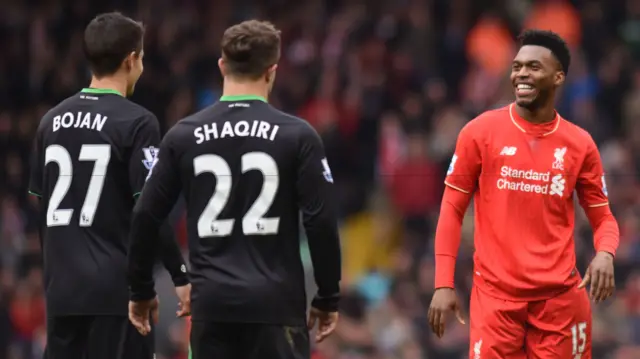 Bojan Shaqiri and Daniel Sturridge