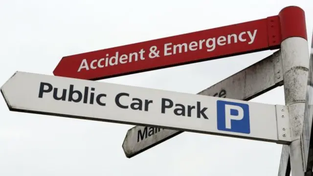 Car parking sign