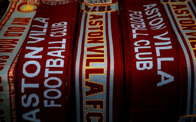 Aston Villa scarves