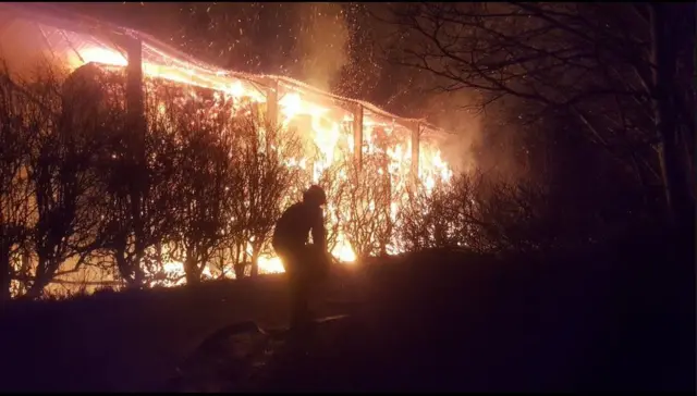 Barn fire 2