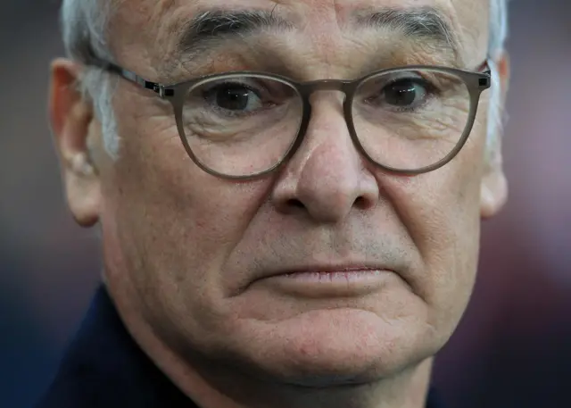 Claudio Ranieri reacts