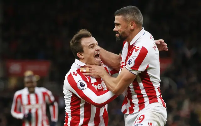 Jon Walters celebrates