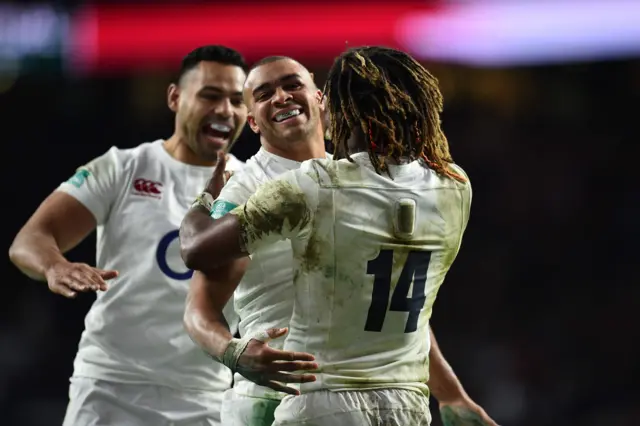 Jonathan Joseph and Marland Yarde