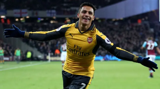 Alexis Sanchez, Arsenal