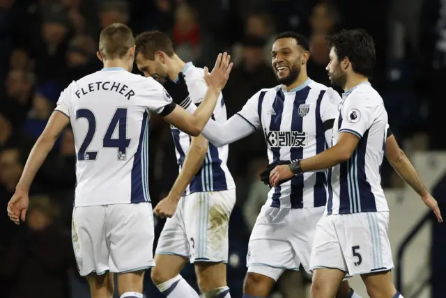 Matt Phillips celebrates