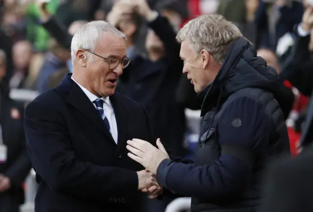 Claudio Ranieri and David Moyes