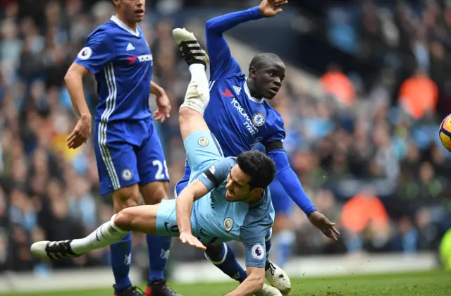 Kante tackles Gudogan