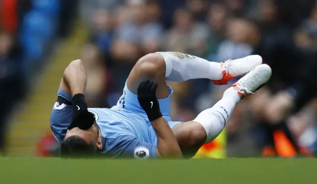 City players hit the deck