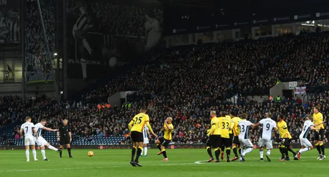 Chris Brunt scores for West Brom