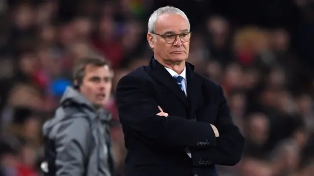 Claudio Ranieri manager of Leicester City