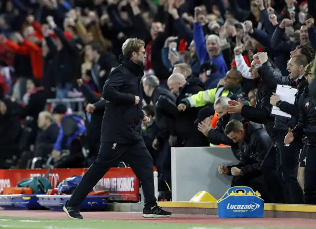 Klopp celebrates