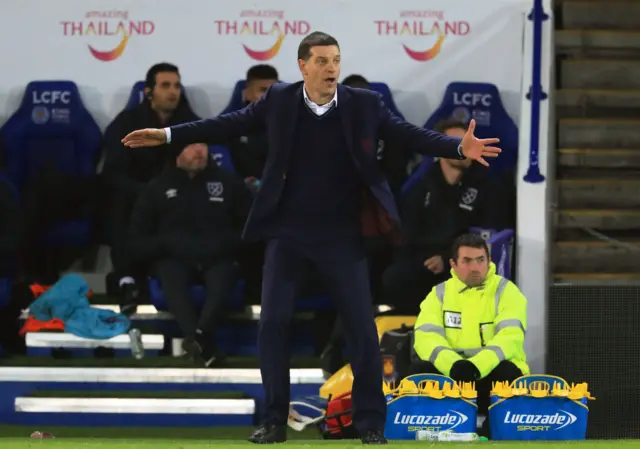 Slaven Bilic gestures