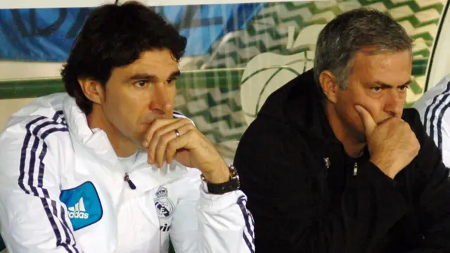 Jose Mourinho and Aitor Karanka