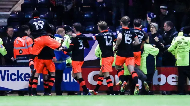 Sheffield Wednesday celebrate goal