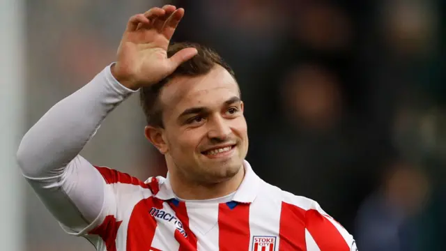 Xherdan Shaqiri of Stoke