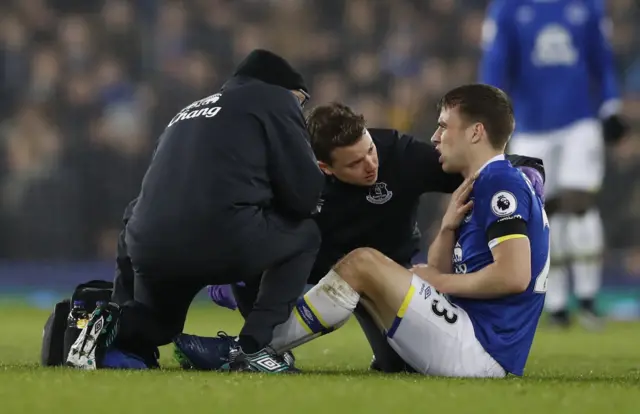 Seamus Coleman receives medical