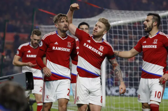 Middlesbrough celebrate