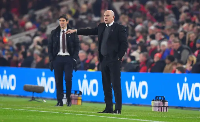 Mike Phelan and Aitor Karanka