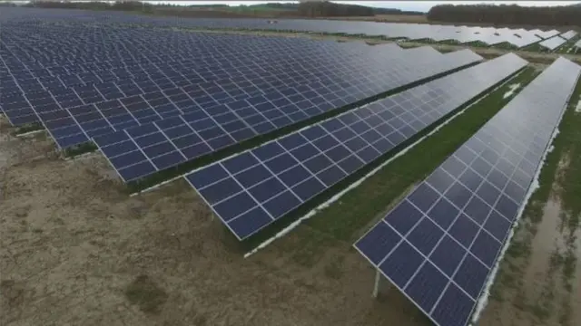 Scotland's largest solar panel array recently opened in Perthshire