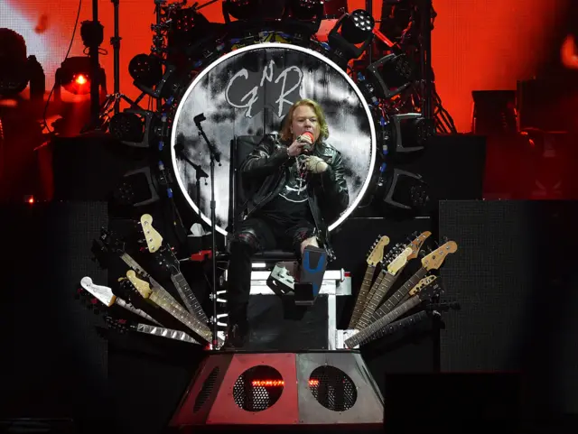 Axl Rose of Guns 'n' Roses