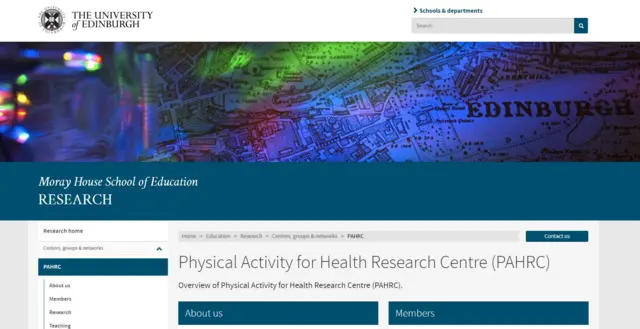 Physical Activity for Health Research Centre