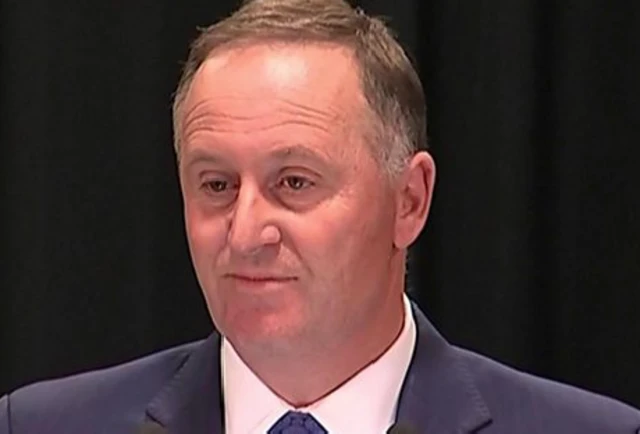 Outgoing New Zealand Prime Minister, John Key