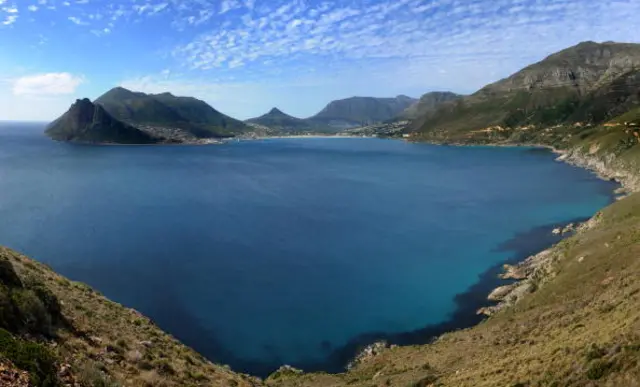 Hout bay from a distance on December 3, 2009.