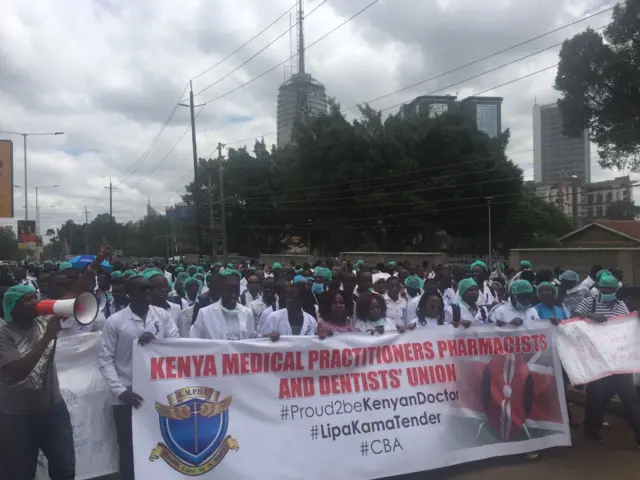 Doctors protest