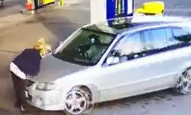 CCTV at petrol station