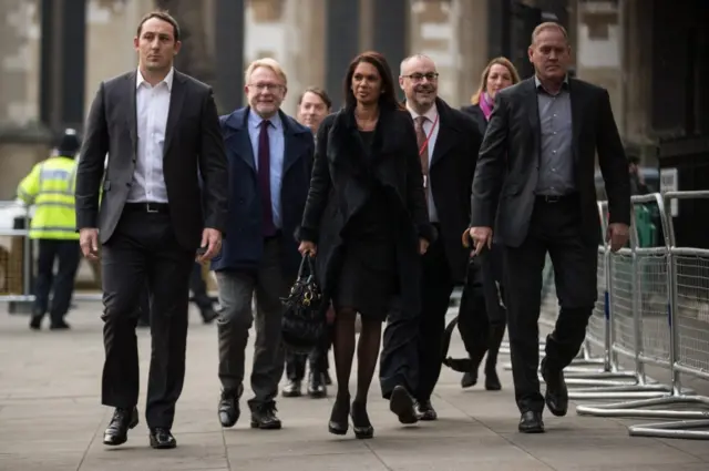 Gina Miller arrives at the Supreme Court