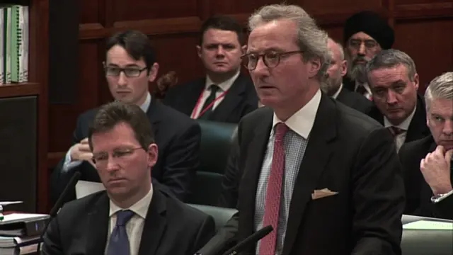 Lord Keen addressing the court