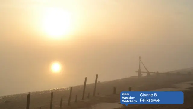 Foggy Felixstowe