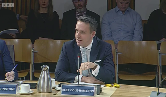 Scottish Lib Dem MSP Alex Cole-Hamilton